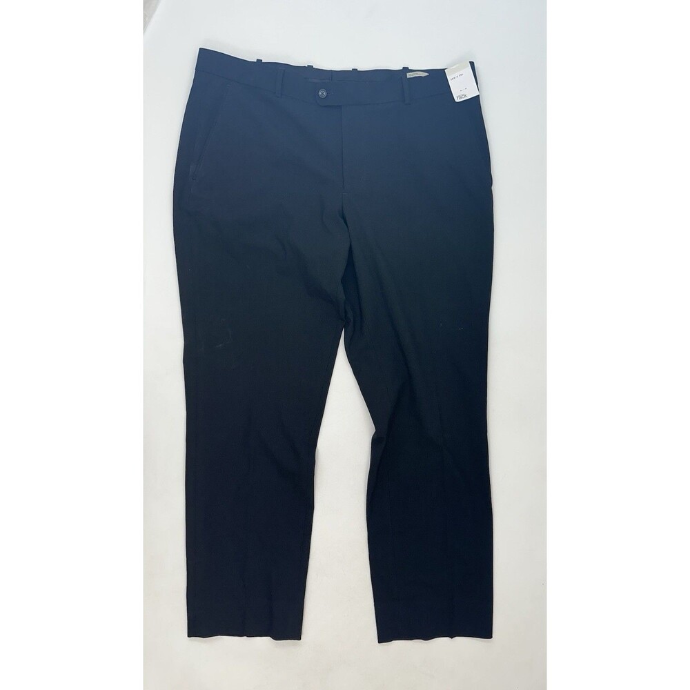 Nordstrom Rack Pants Mens 38 W x 30 L Black Dress Pant Trim Fit NWT